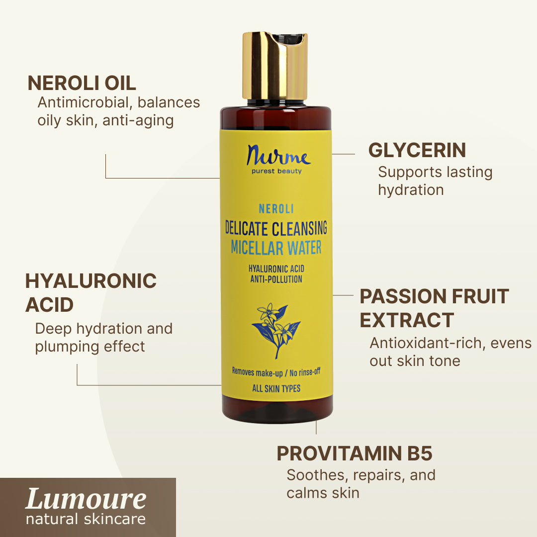 Gentle Cleansing Neroli Micellar Water, 200ml