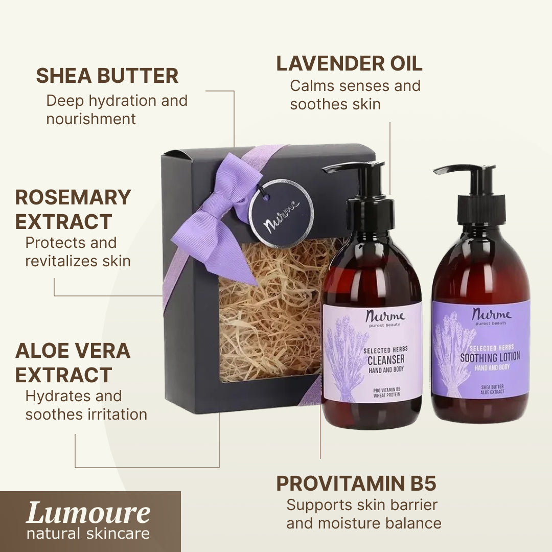 Natural Body Care Gift Set “Enchanting Lavender”