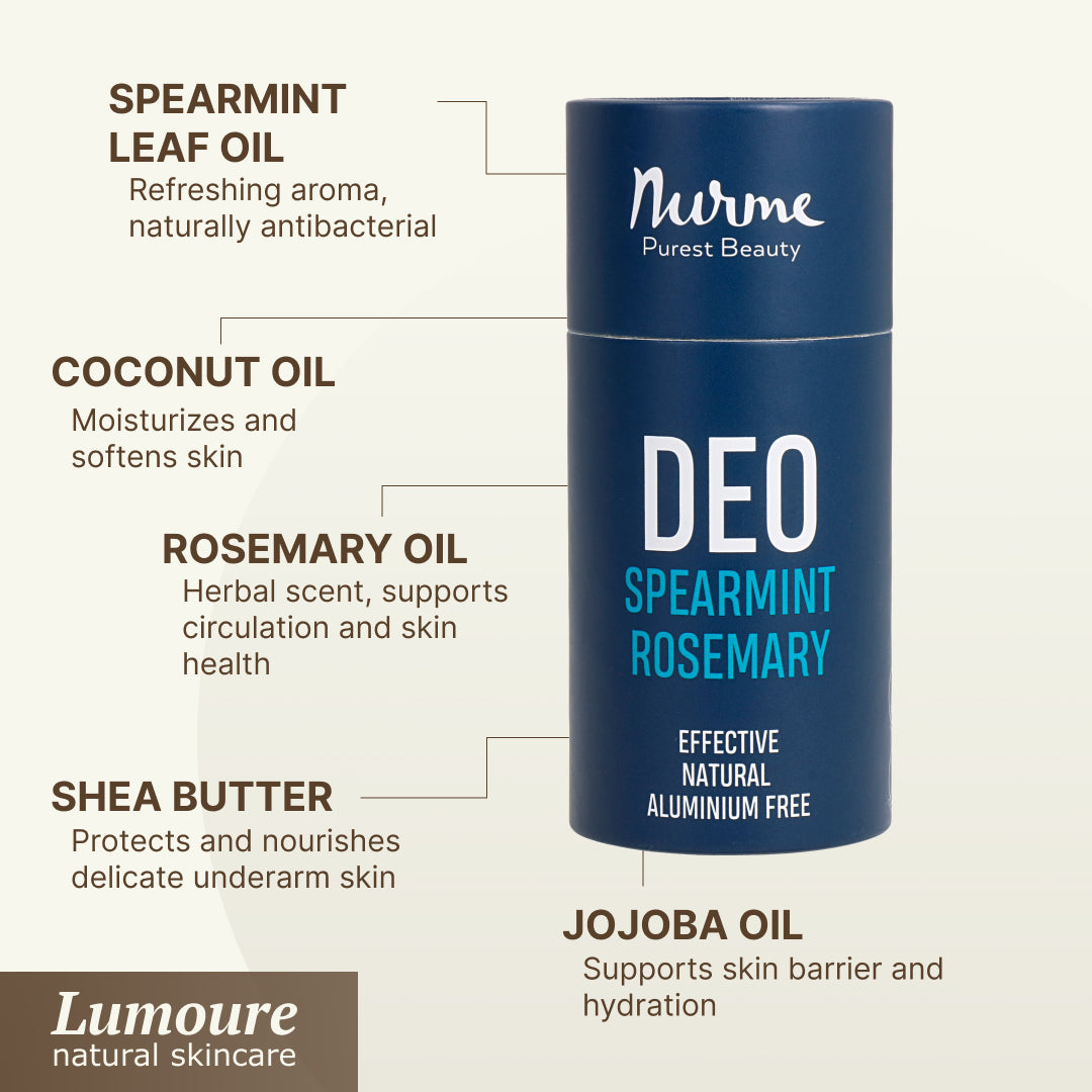Natural Deodorant – Spearmint & Rosemary, 80g