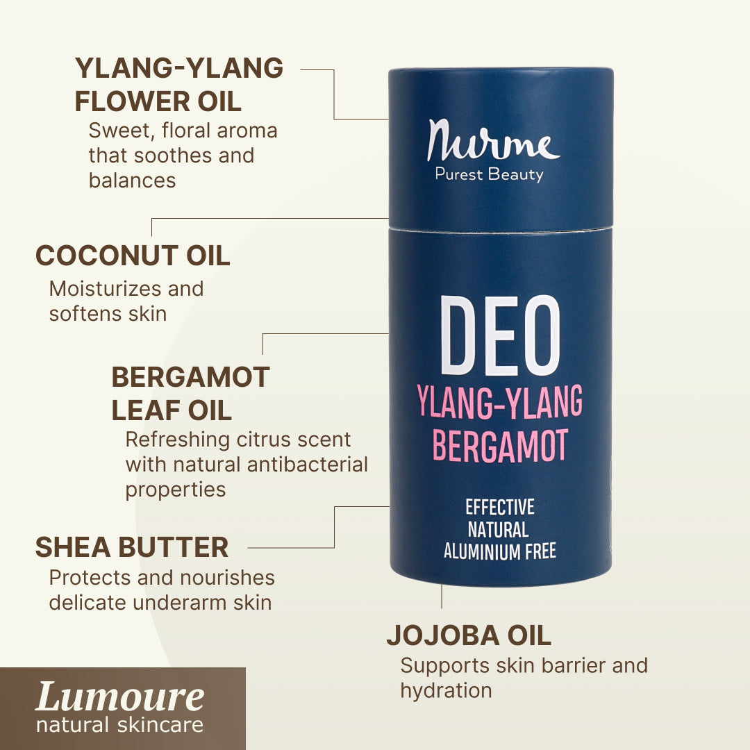 Natural Deodorant – Ylang-Ylang & Bergamot, 80g