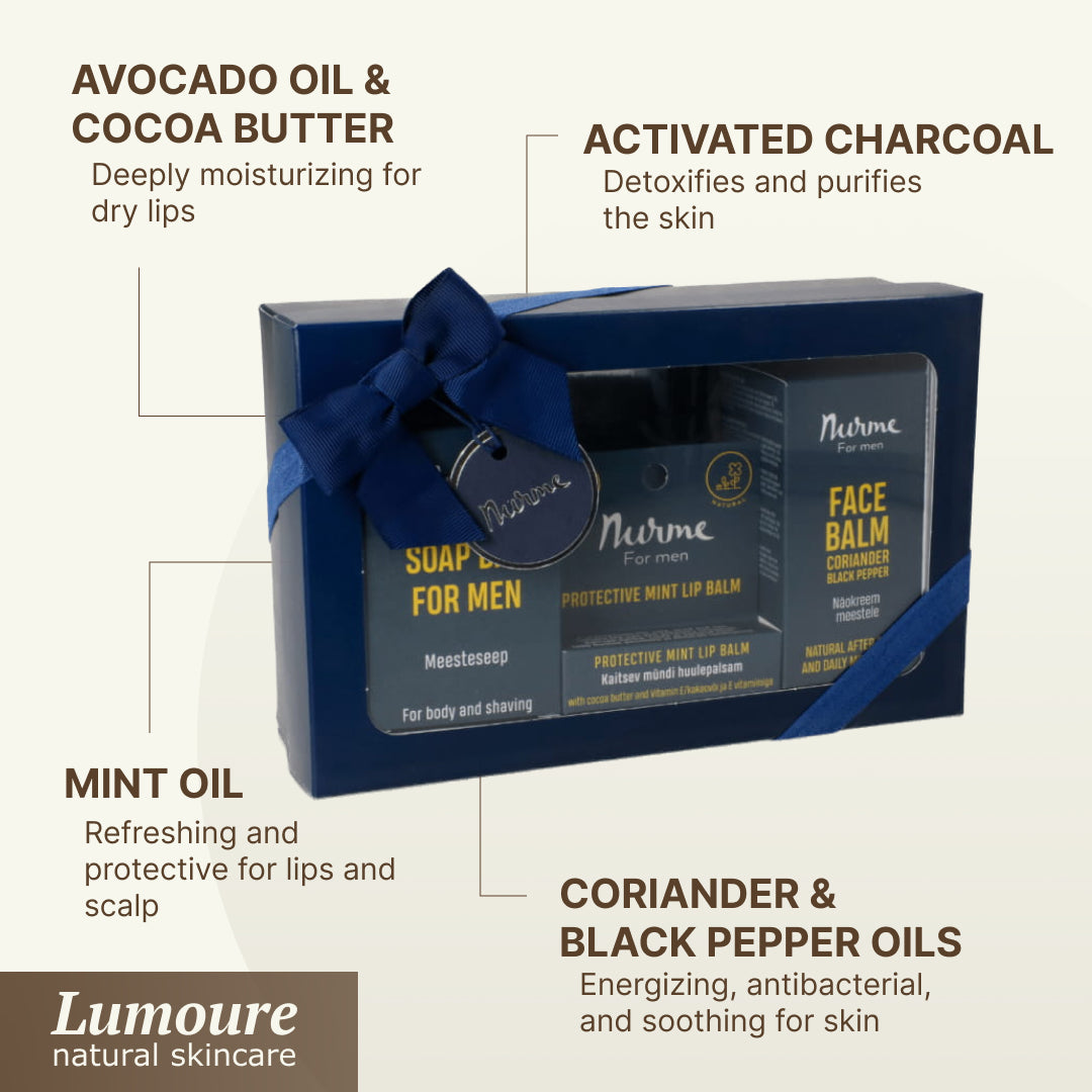 Natural Skincare Set –  for Men