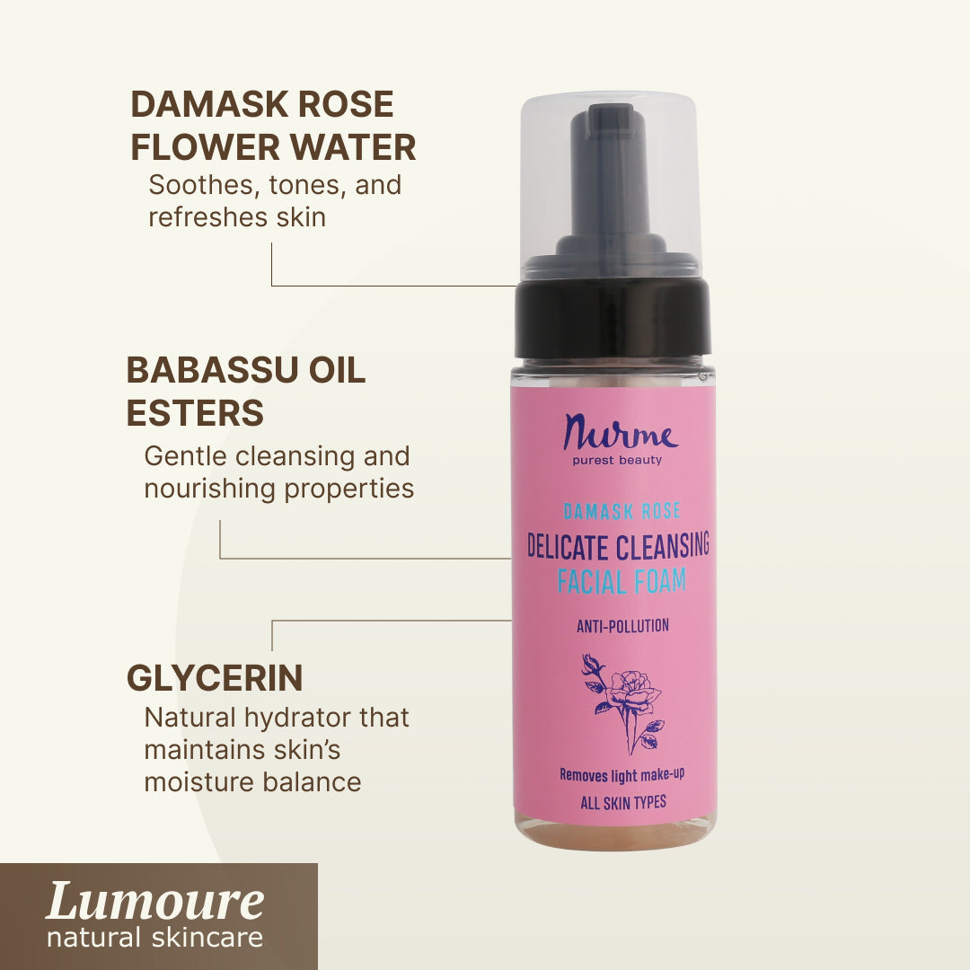 Rose Face Cleansing Foam, 150ml
