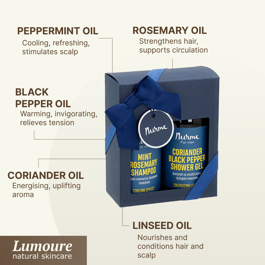 Rosemary and Black Pepper Gift Set - For Men