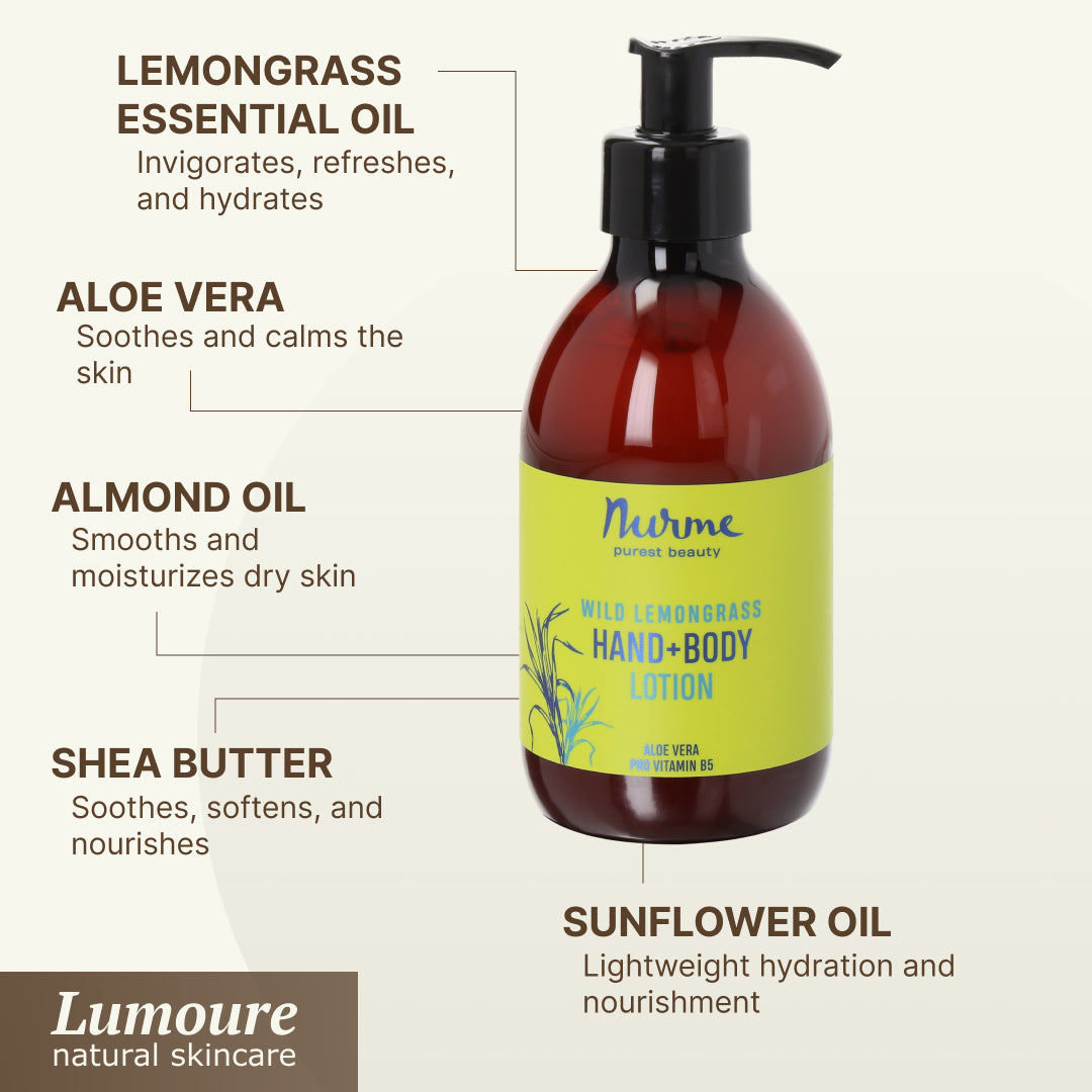 Wild Lemongrass Hand and Body Lotion