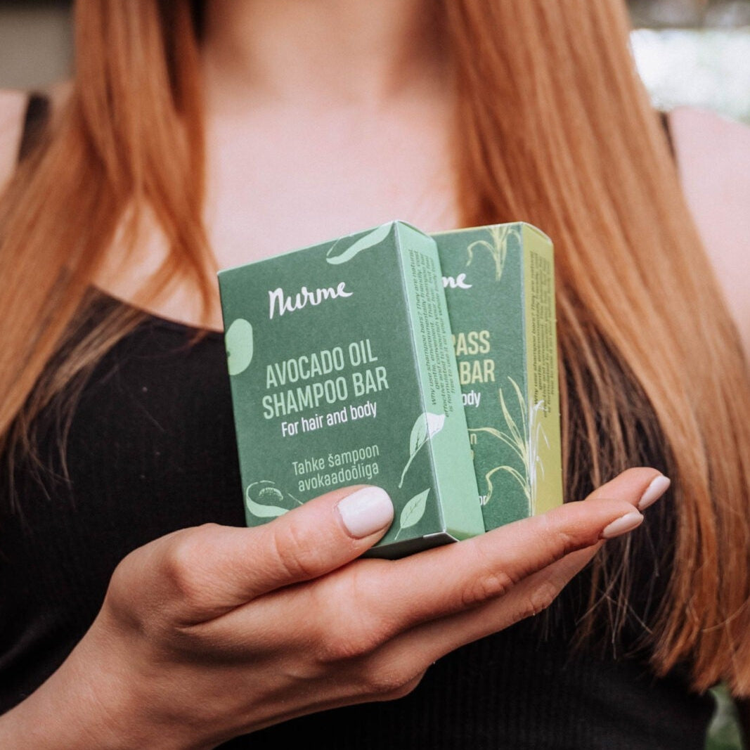 Avocado Oil Shampoo Bar – All Hair Types, 100g