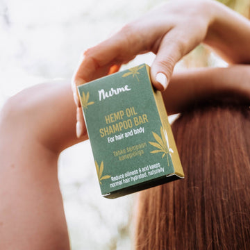 Hemp Oil Shampoo Bar – Normal & Oily Hair, 100g