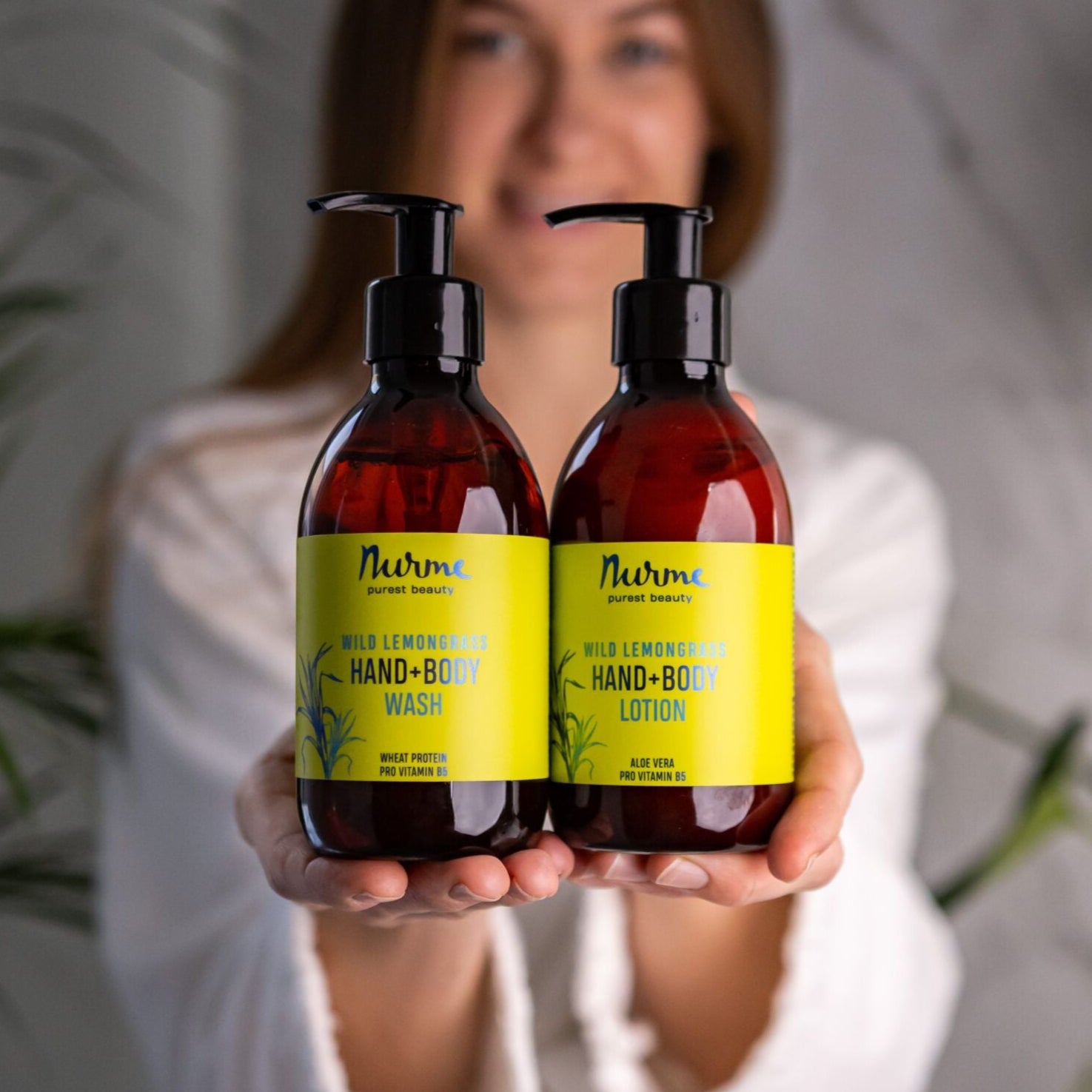 Natural Body Care Set "Wild Lemongrass"