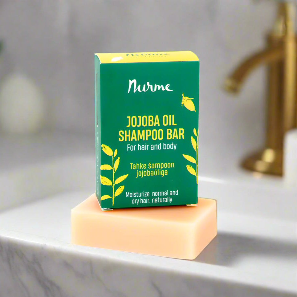 Jojoba Oil Shampoo Bar – Normal & Dry Hair, 100g