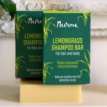 Lemongrass Shampoo Bar for Sensitive Scalp