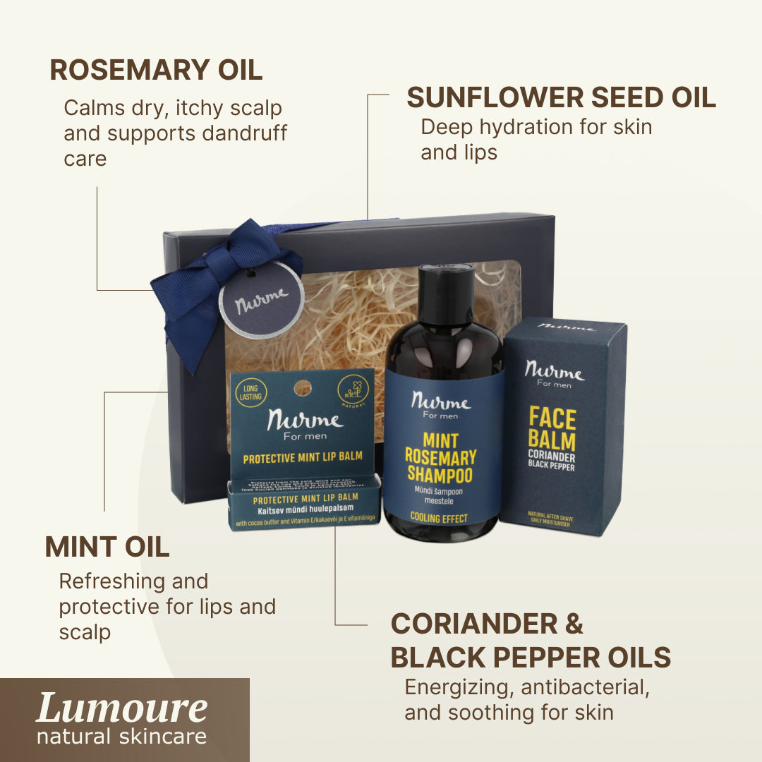 Natural Men's Gift Set "Refreshing"