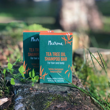 Tea Tree Oil Shampoo Bar – Itchy Scalp, 100g